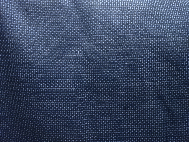 アンティーク　本場泥大島紬100亀甲男物着物